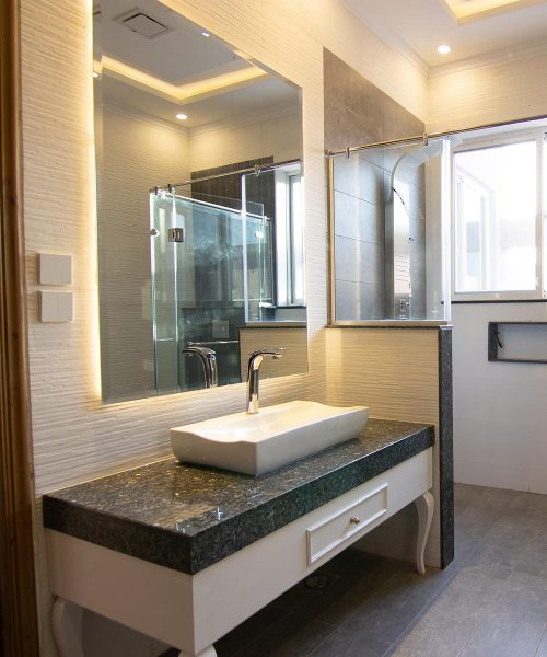 Modern design washroom Premium Photo
